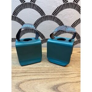 Lovesac Sactionals U Clamp Teal Steel Set Of 2